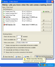 SiteUp screenshot